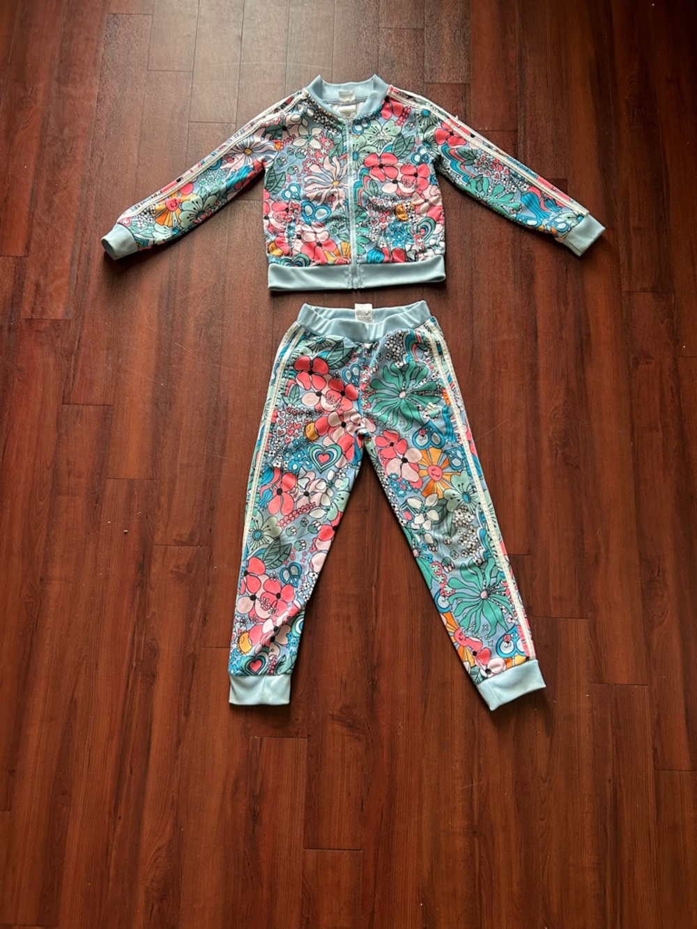 Kids adidas Floral Set 7/8